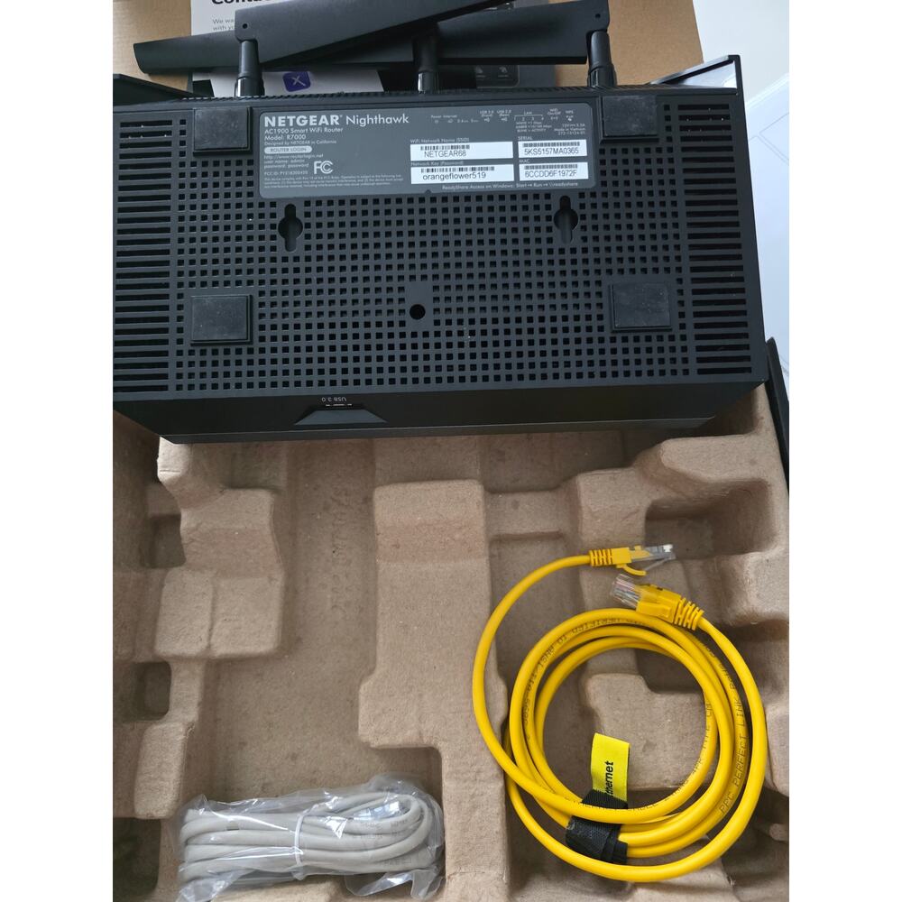 NETGEAR Nighthawk R7000 AC1900 Smart WiFi Router Dual Band WiFi 5 Original - Picture 6 of 7